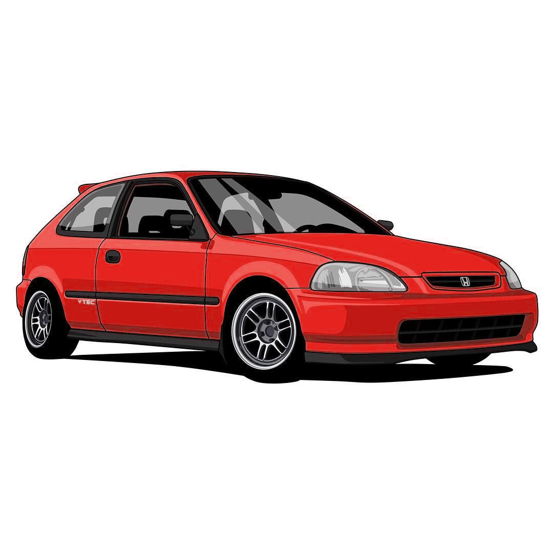 Hood Release Cable With Handle For Honda Civic EK 1996-2000 – Direct Fit