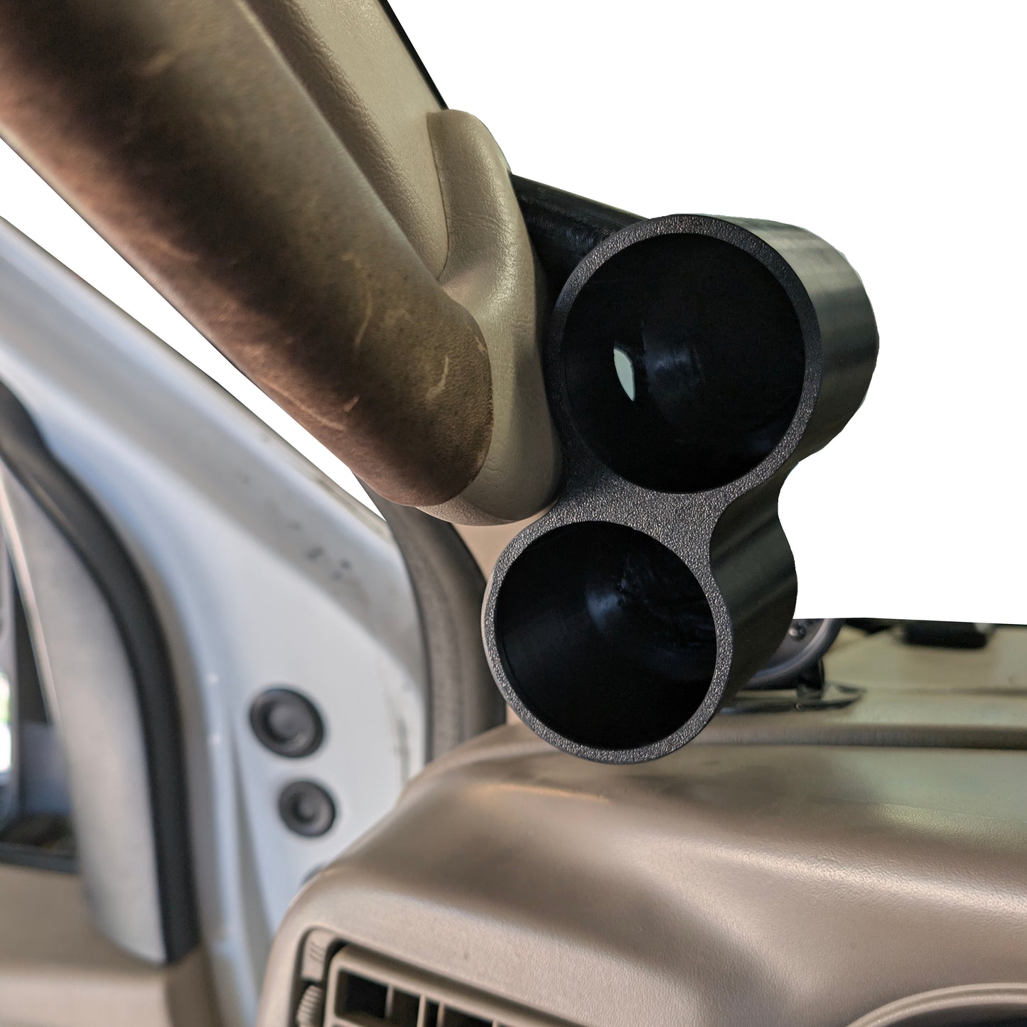 Dual 52mm gauge pod mount for 1999-2007 F250 F350 A-pillar handle Bolt on