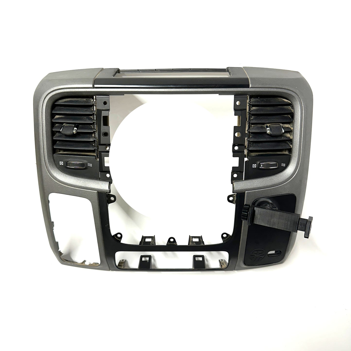 Custom phone mount for 2013-2018 Ram lower bezel cover cubby trim