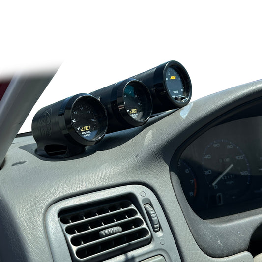 Triple gauge pod mount for 1996-2000 civic EK functional defrost vent (Original)