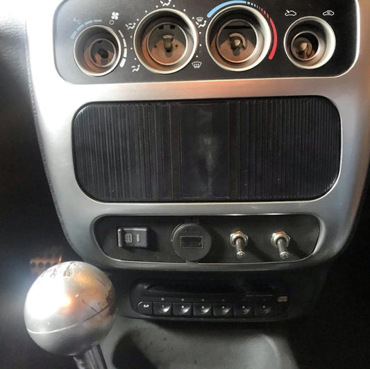 Radio delete plate for 2002-2007 Jeep Dodge Chrysler replaces factory radio