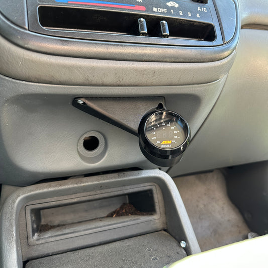 Single gauge pod mount for 1996-2000 civic ek center factory bolt up