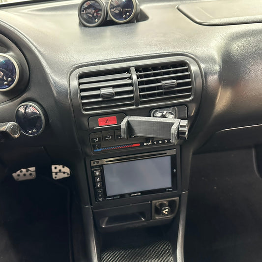 Custom phone mount for 1994-2001 Integra DC2 replaces factory defrost button