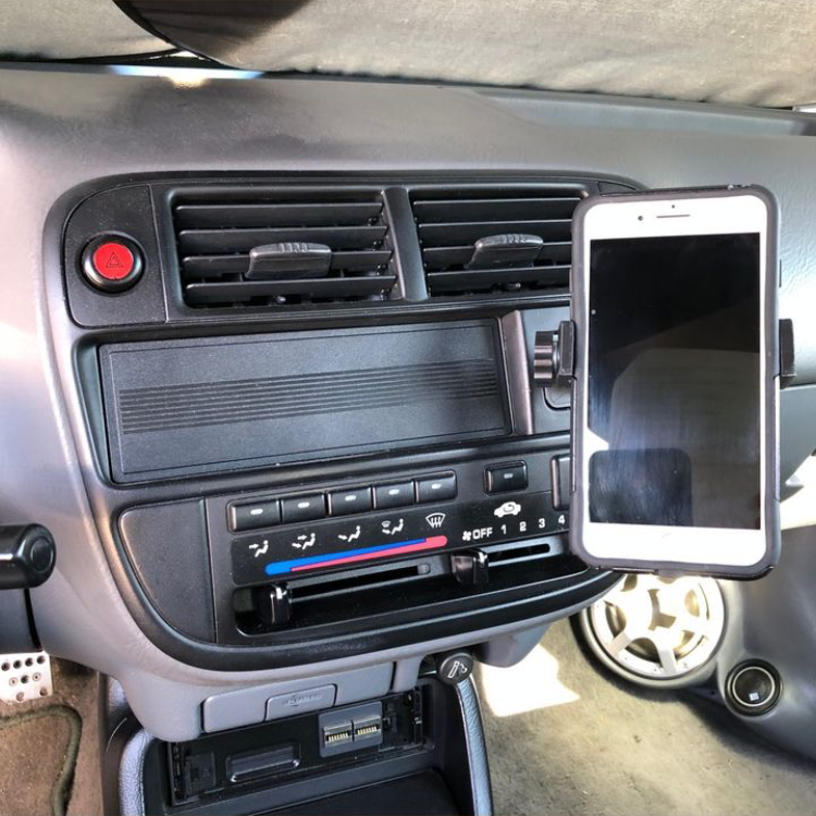 Custom phone mount for 1996-2000 Civic EK dashboard storage cubby