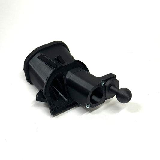 Custom ball mount for 2019-2025 Ram defrost vent 52mm