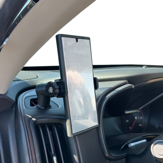 Custom phone mount for 2015-2022 Colorado GMC Canyon functional vent holder