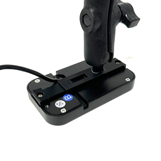 Universal Auxbeam 1" (25mm) ball mount for 6 gang and 8 Gang telescoping (Male)