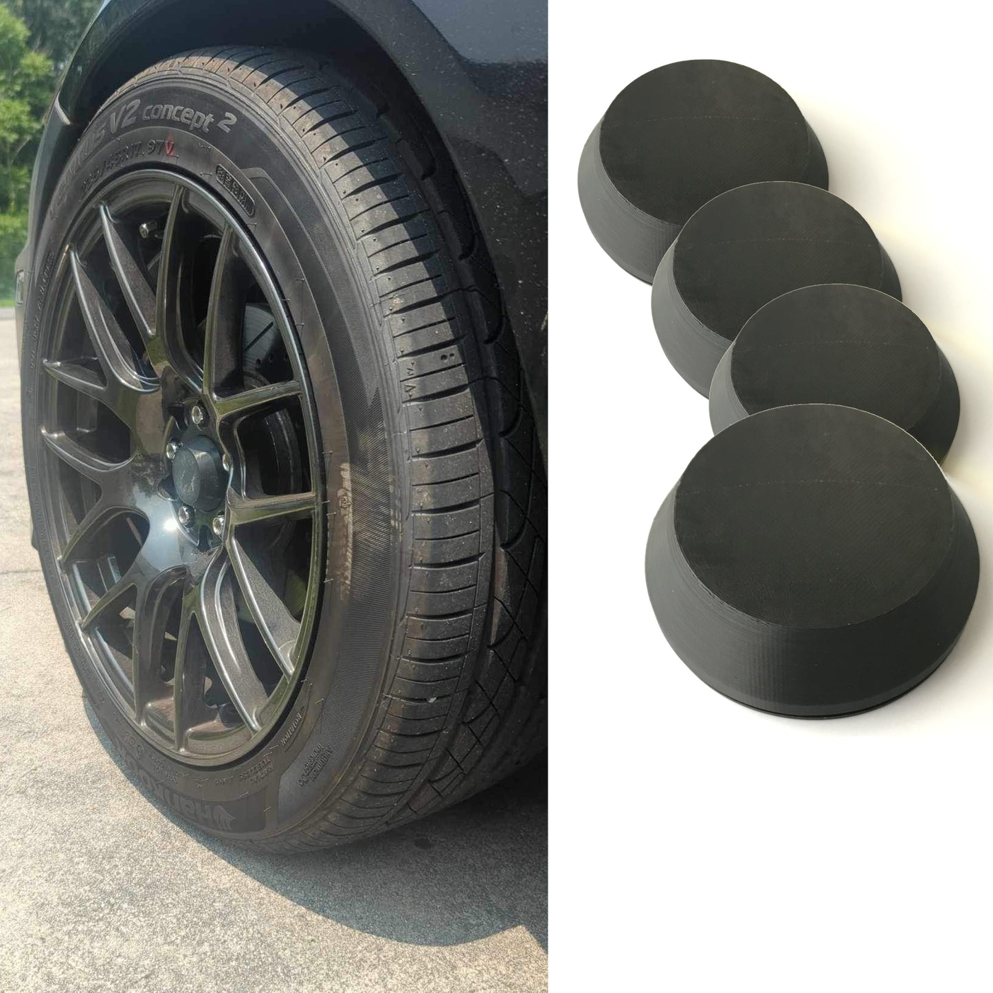 4X Center hub caps 60mm FOR JNC, XXR, ESR, Wheels rims cap cover