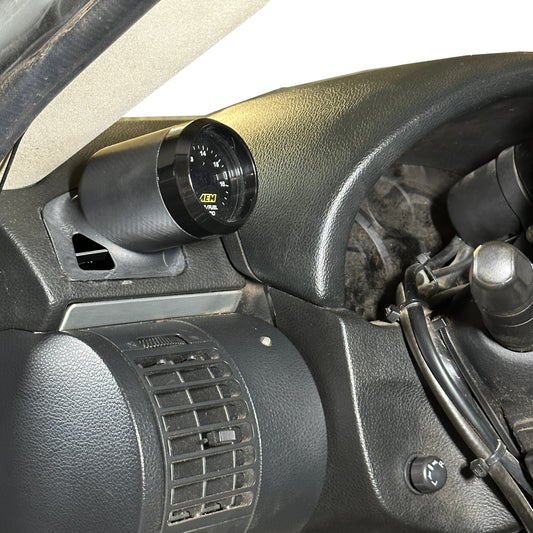 Single gauge pod mount for 2006-2007 G35 functional defrost vent (Facelift)