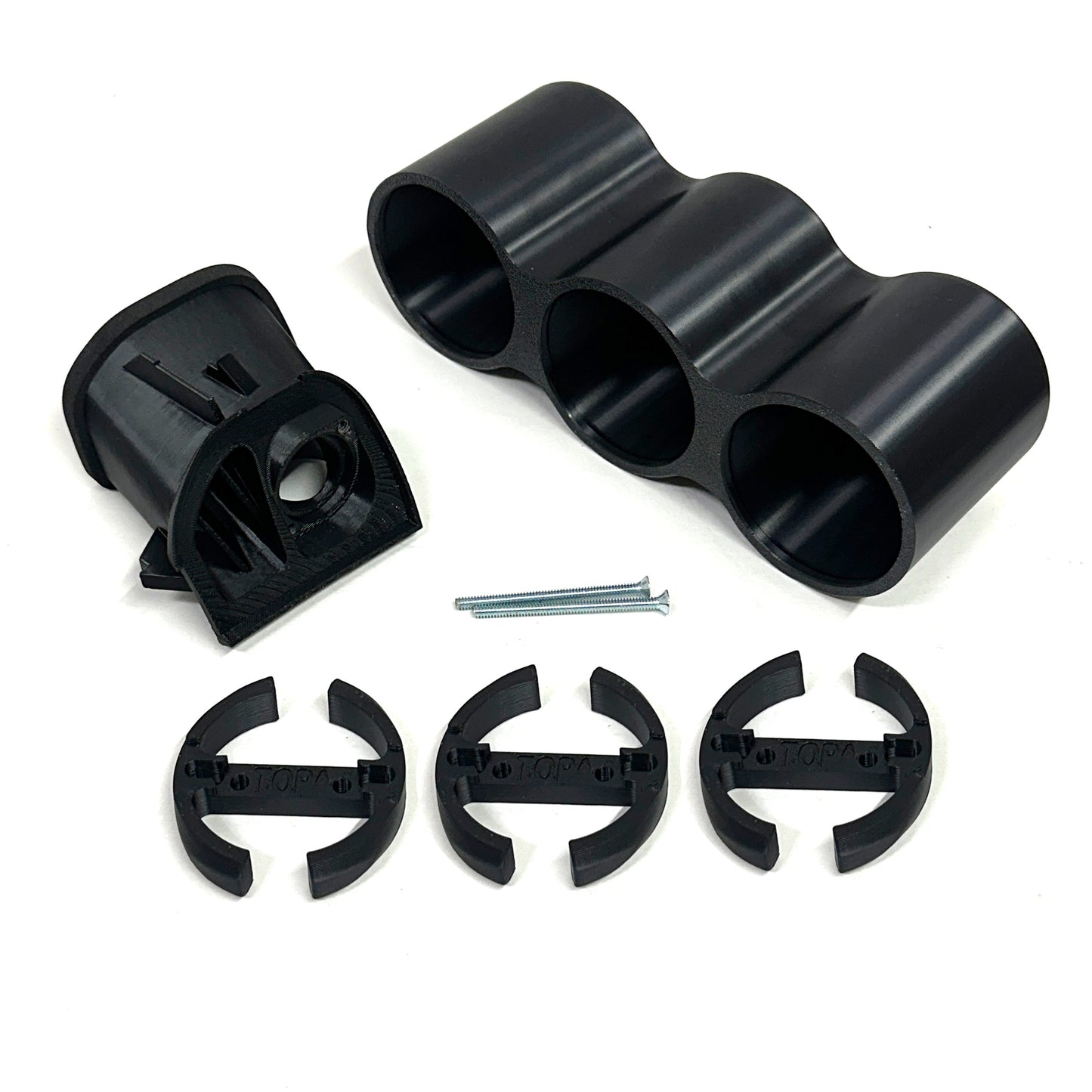 Triple gauge pod mount for 2019-2025 Ram defrost vent 52mm