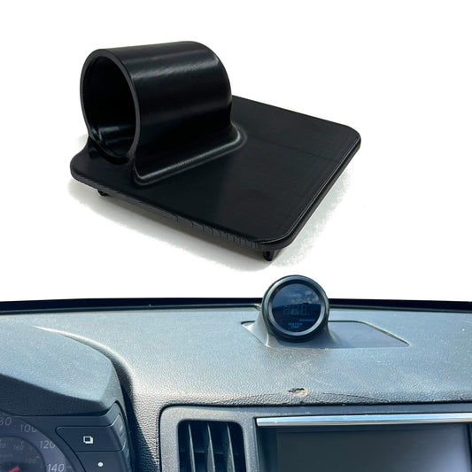 Single gauge pod mount for 2008-2013 Infiniti G37 Upper speaker cover snap-in