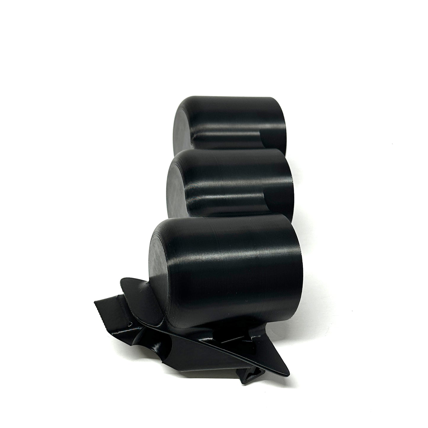 Triple gauge pod mount for 01-07 EVO 7 8 9 Lancer functional defrost vent