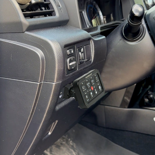 Custom Auxbeam mount for 2010-2024 Toyota 4Runner 6 or 8 Gang