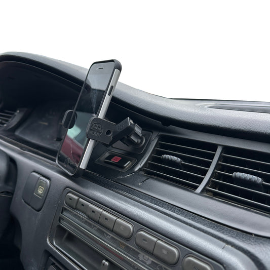 Custom phone mount for 1992-1995 Civic EG replaces factory clock