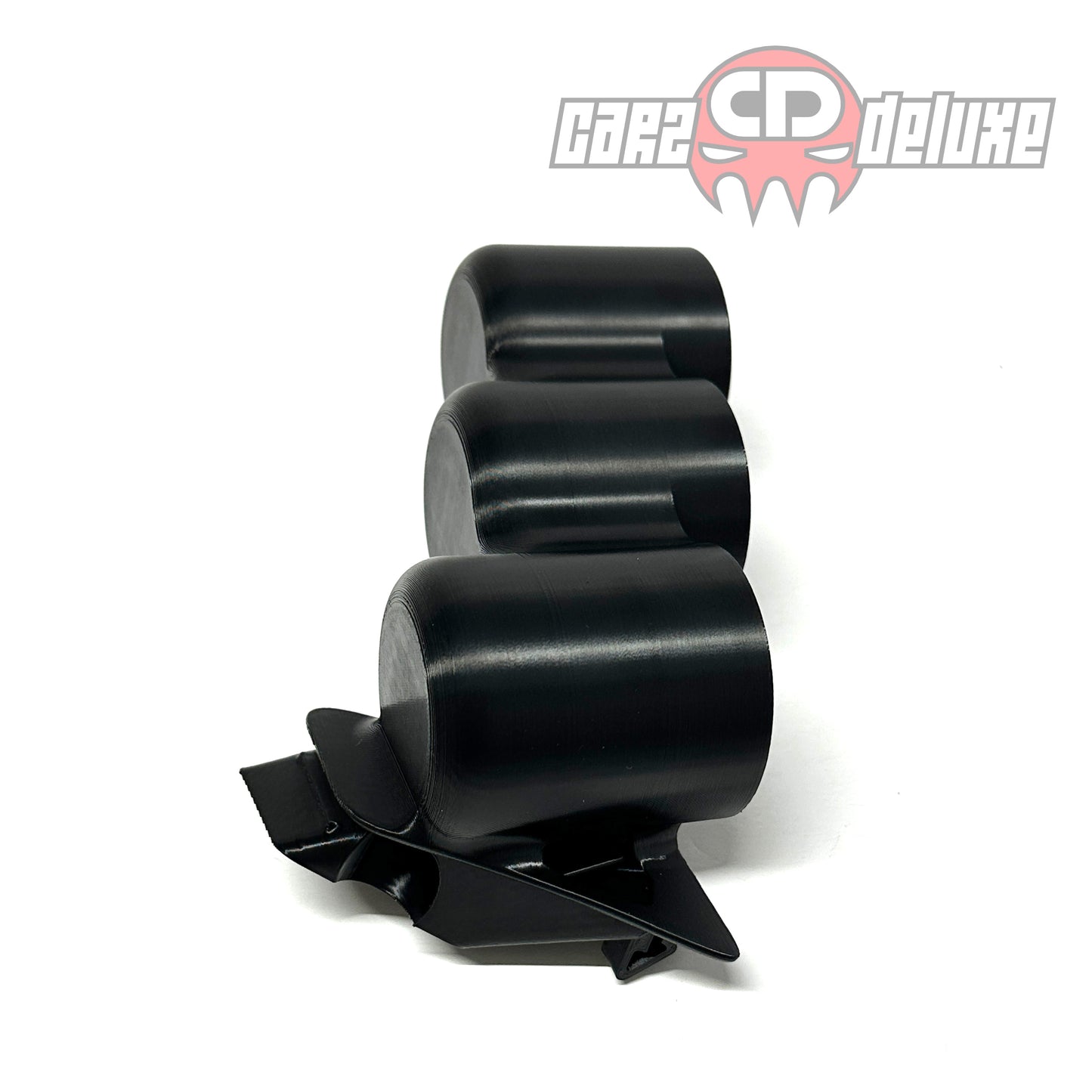 Triple gauge pod mount for 01-07 EVO 7 8 9 Lancer functional defrost vent