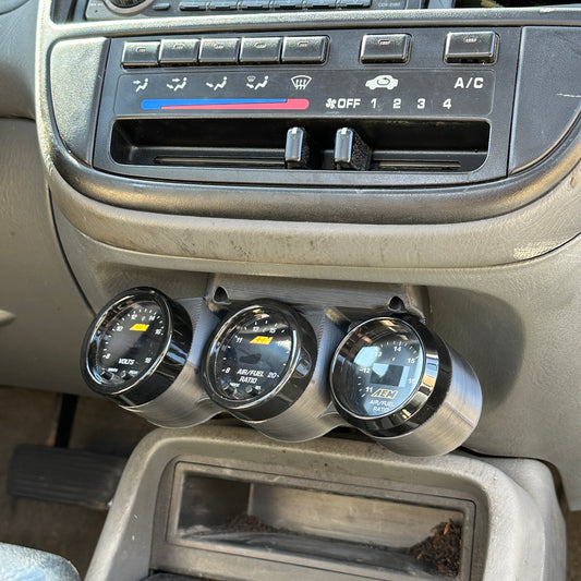 Triple gauge pod mount for 1996-2000 civic ek center factory bolt up