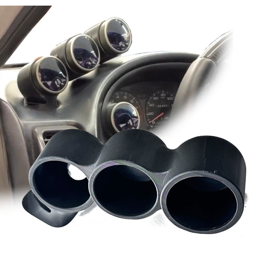 Triple gauge pod mount for 1994-2001 Integra DC2 functional defrost vent