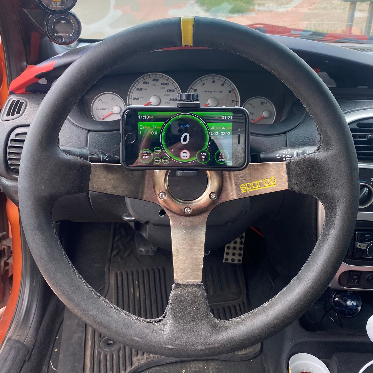 Phone Mount universal 6-Bolt racing wheel 3mm spacer