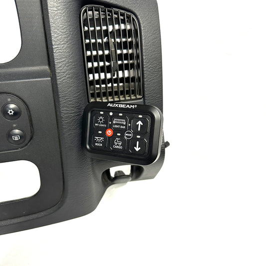 Custom Auxbeam mount for Ram 2002-2005 bezel 8 or 6 Gang