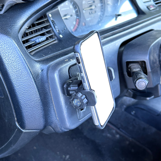 Custom phone mount for 1992-1995 Civic EG replaces factory blank button