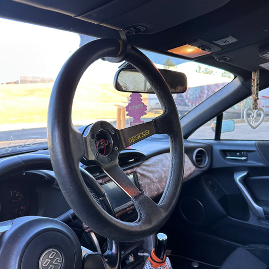 Custom steering wheel hook for 86 BRZ FRS 2013-2021 Sun visor clip