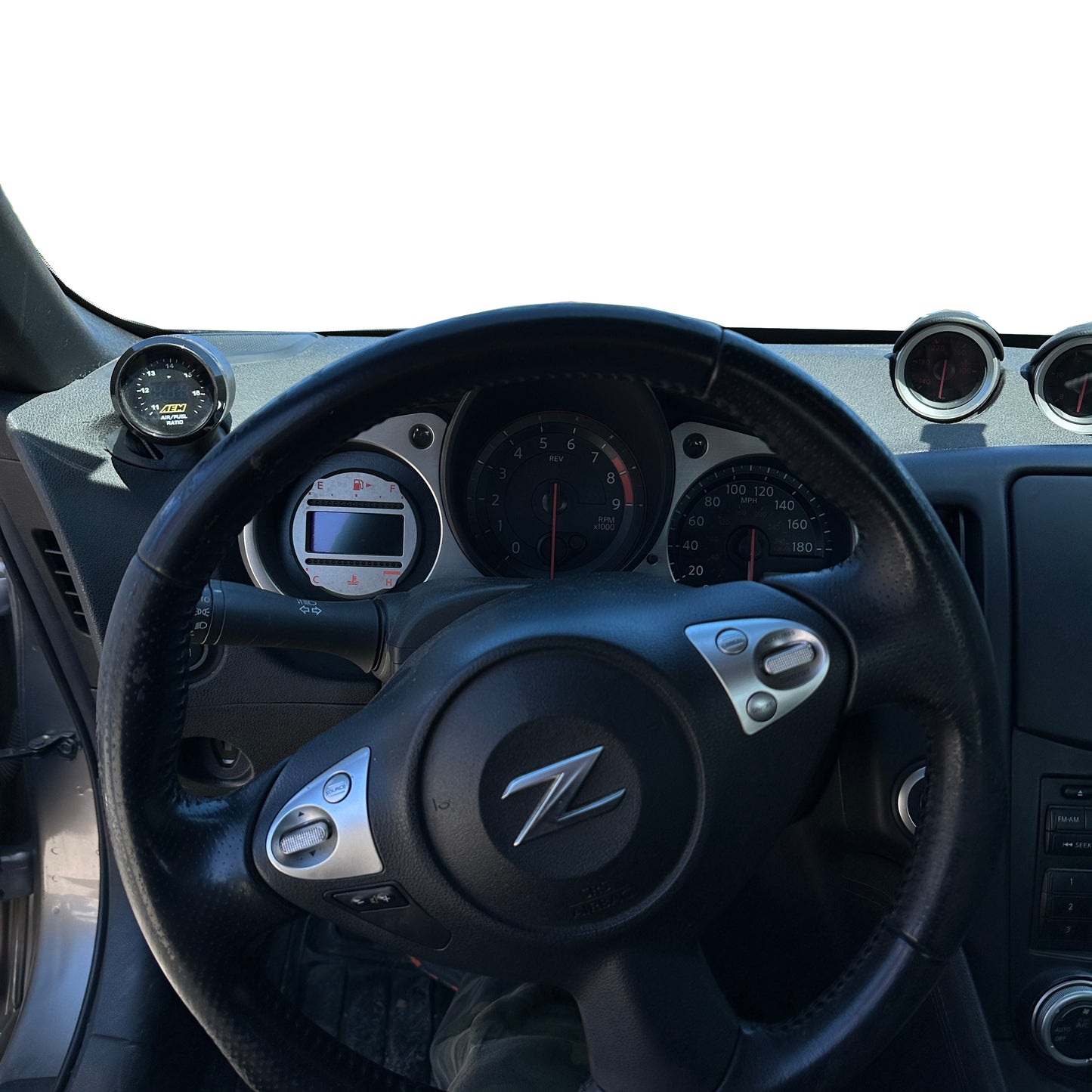 Single gauge pod mount for Nissan 370Z 2009-2025 Z functional defrost vent 52mm