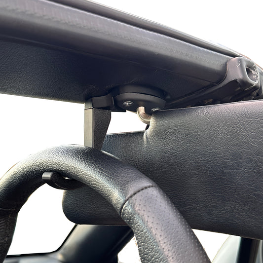 Custom steering wheel hook for 1990-2004 Mazda Miata MX5 NA NB Sun visor spacer