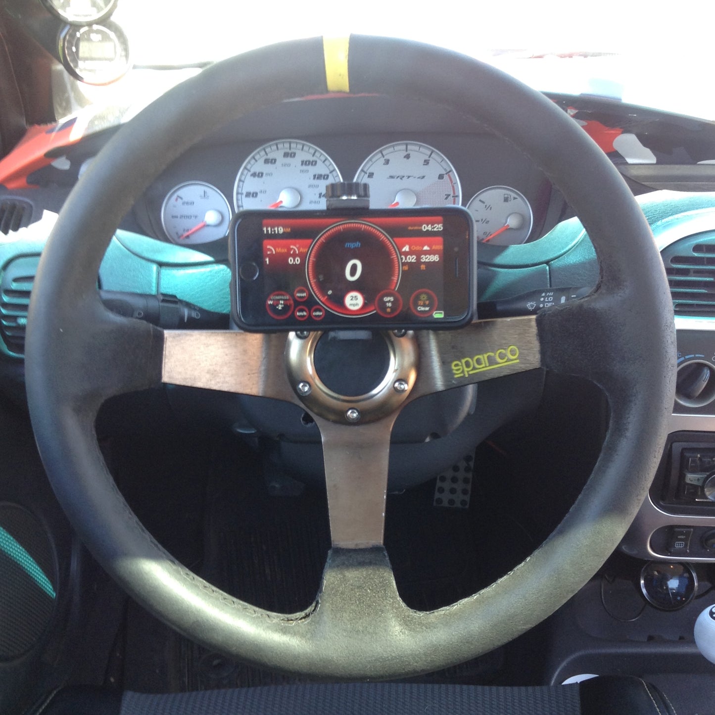 Phone Mount universal 6-Bolt racing wheel 3mm spacer