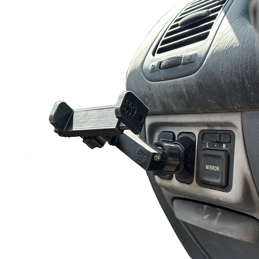 Custom phone mount for 2001-2005 Civic replaces factory blank button