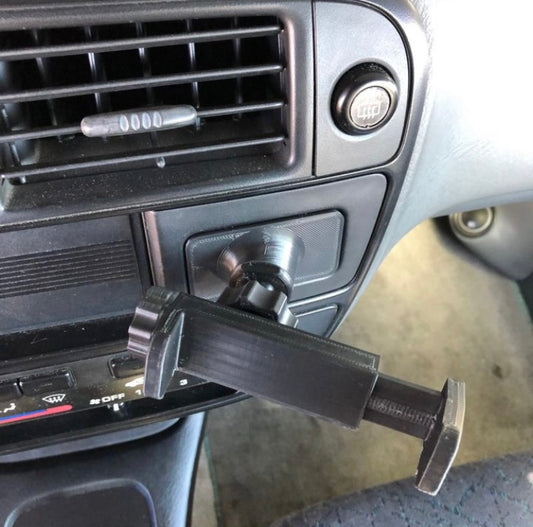 Custom phone mount for 1996-2000 Civic EK dashboard storage cubby