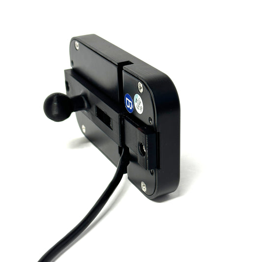 Universal 17mm Auxbeam ball mount fits 6 gang and 8 Gang telescoping (Male)