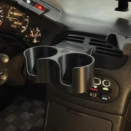 Cup holder upgrade for 1993-1997 Del sol phone mount functional central vent
