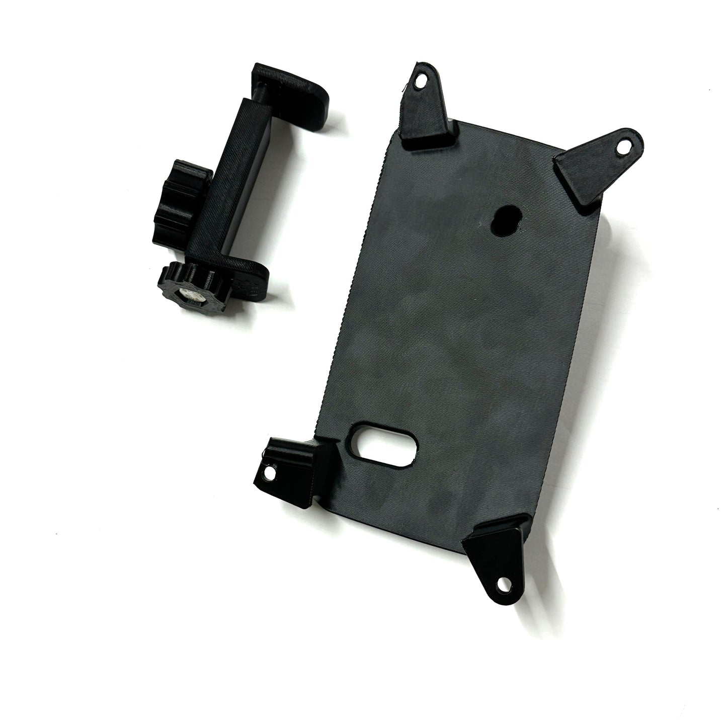 Custom phone mount for 2013-2018 Ram lower bezel cover cubby trim