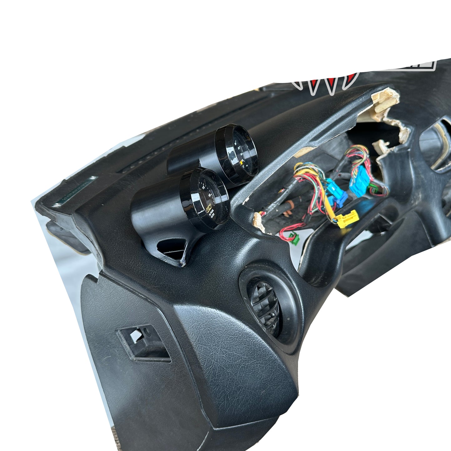 Dual gauge pod mount for 1992-1998 Del Sol functional defrost vent