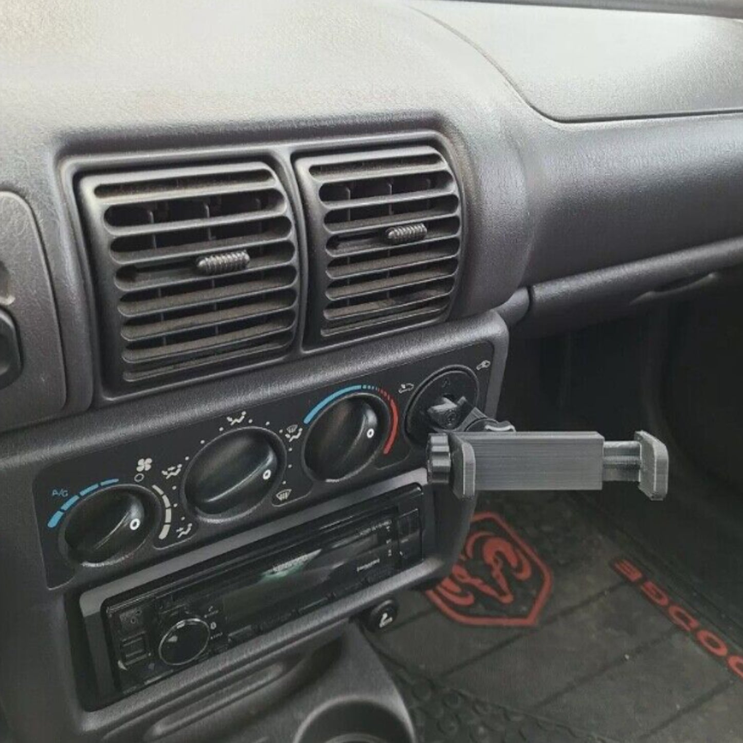 Custom phone mount for 1995-1999 neon functional circulation switch