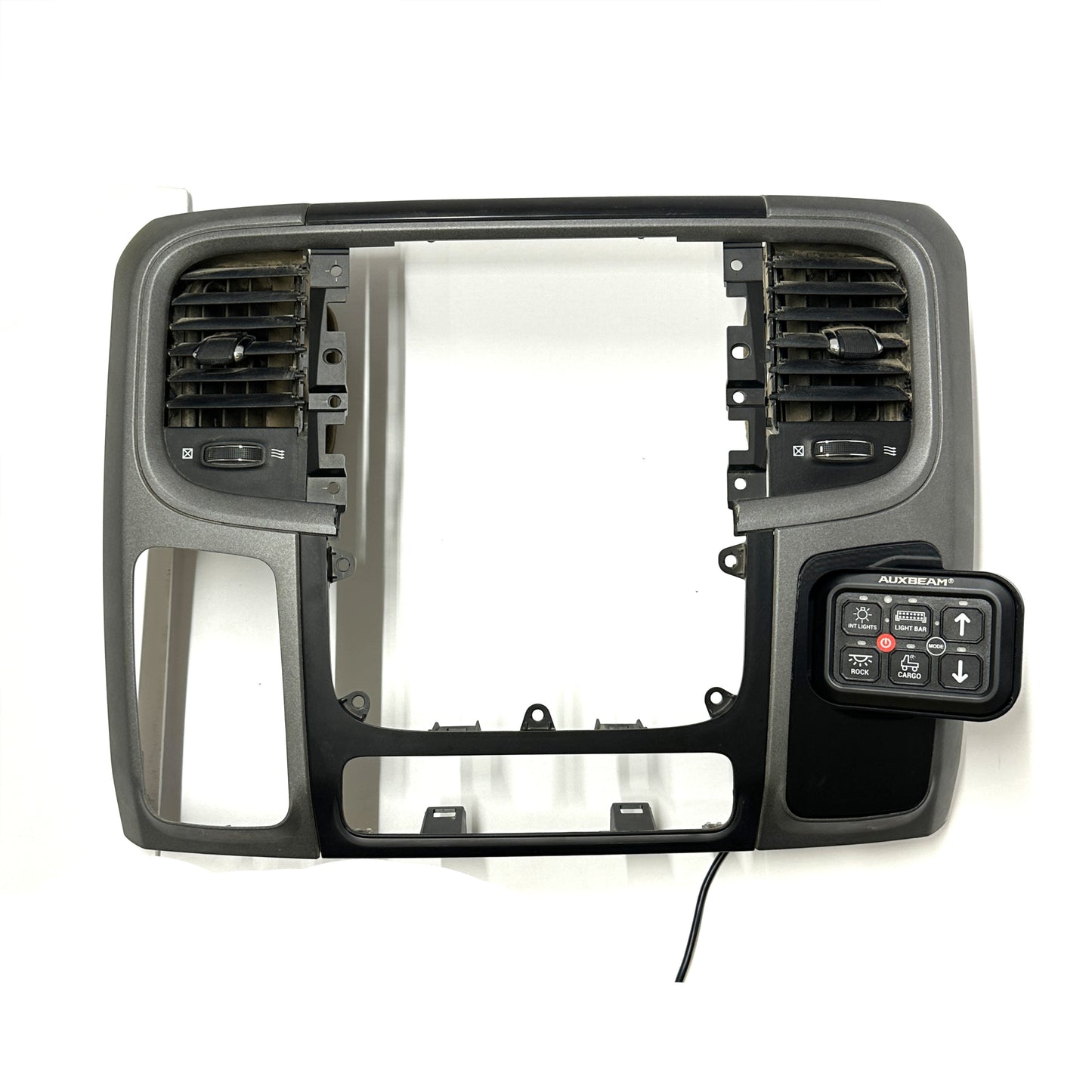 6 Gang mount for Auxbeam fits 2013-2018 Ram center bezel Light switch panel