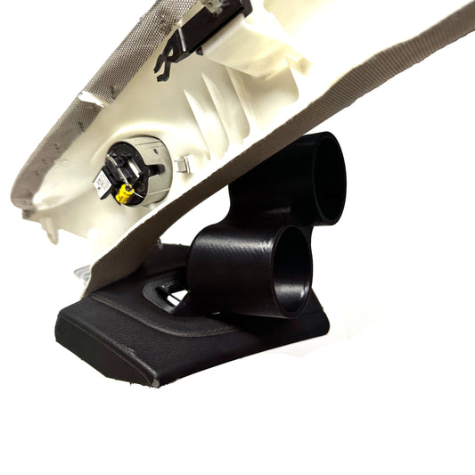 Dual gauge pod mount for 2016-2019 Cadillac CTS CTS-V functional defrost vent