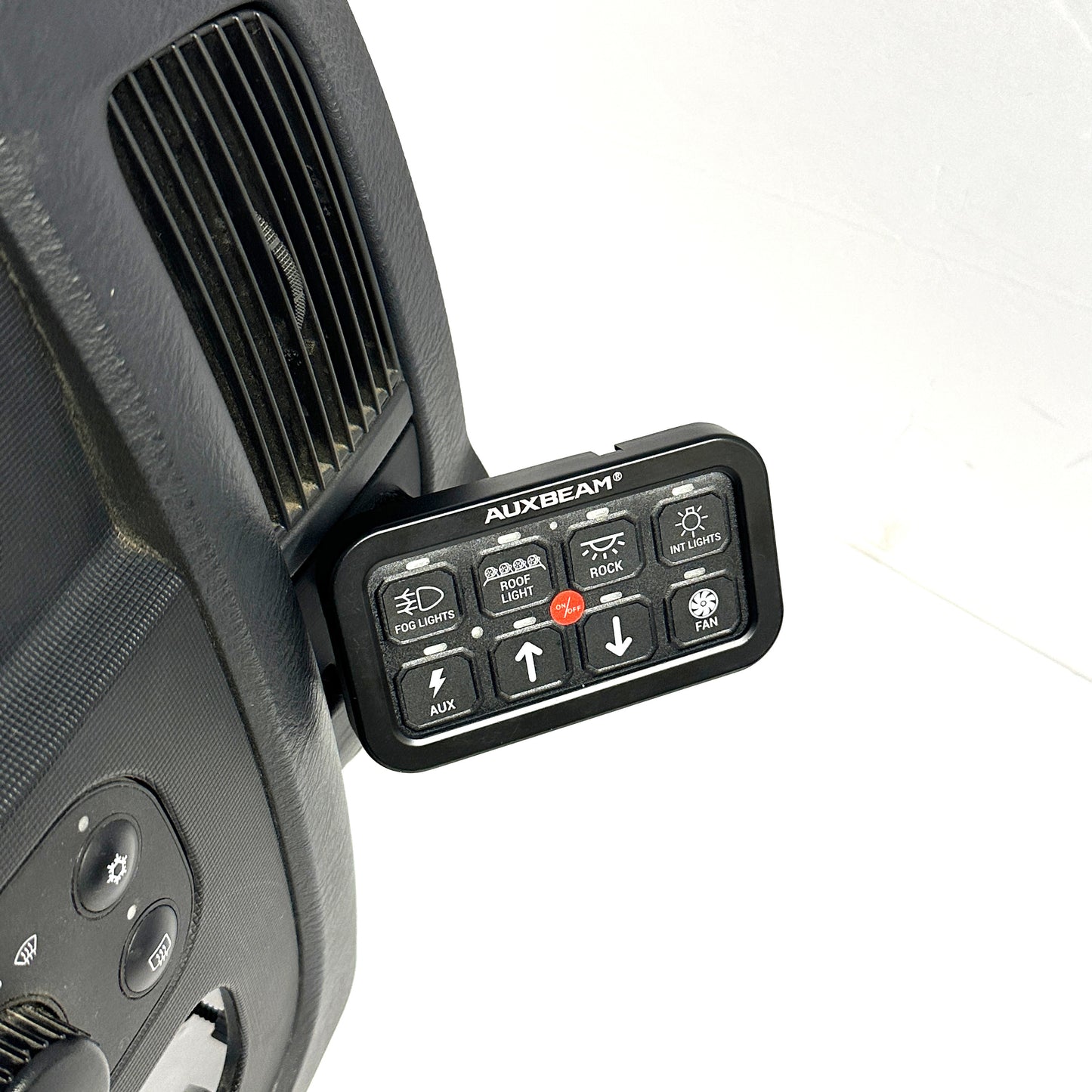 Custom Auxbeam mount for Ram 2002-2005 bezel 8 or 6 Gang