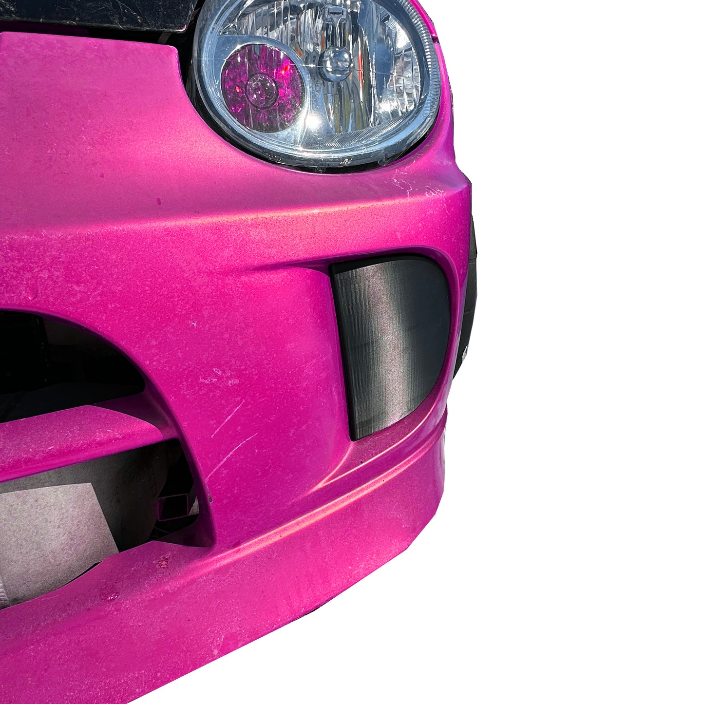 2X Snap in fog light delete covers for 2003-2005 SRT4 neon both caps left right