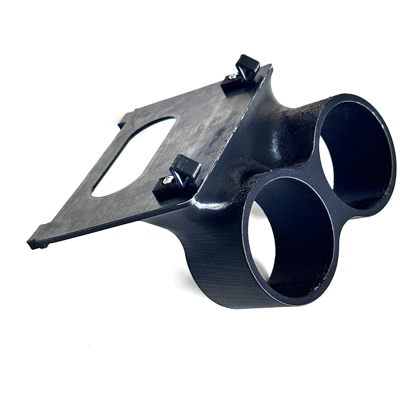 Dual gauge pod mount for 2006-2011 Civic 8th gen lower storage trim