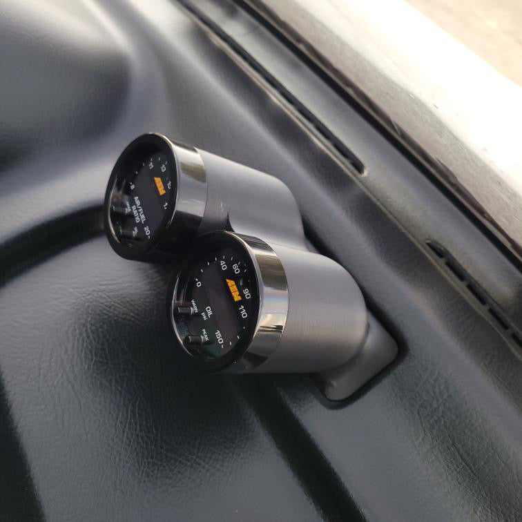Dual gauge pod mount for 1990-1993 Integra DA replaces factory clock