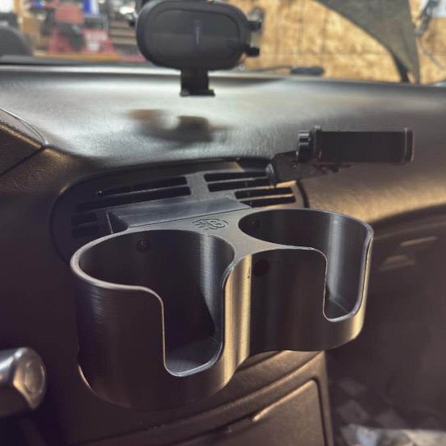 Cup holder upgrade for 1992-1998 Del sol phone mount functional central vent