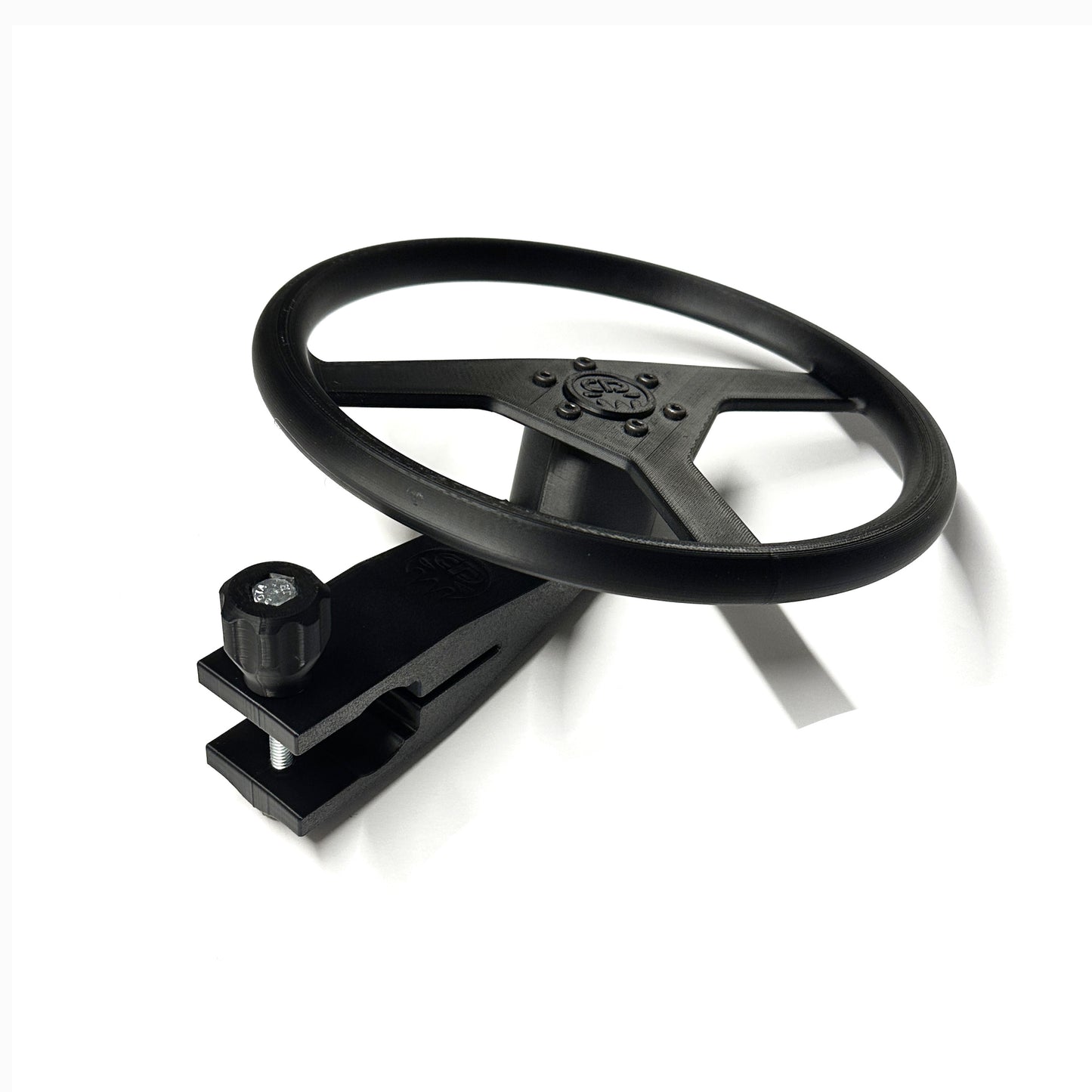 Kids shopping cart steering wheel for handle bar secure bolt on real hardware