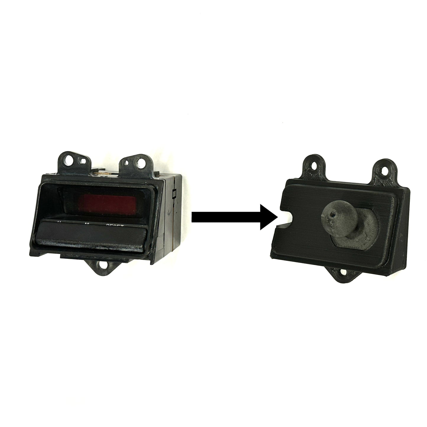 Custom phone mount for 1992-1995 Civic EG replaces factory clock