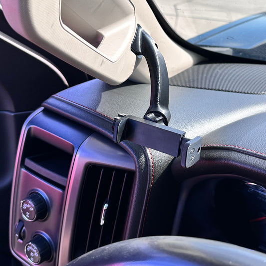 Custom phone mount for Silverado 2500 2015-2019 2500 3500 grab handle bolt on