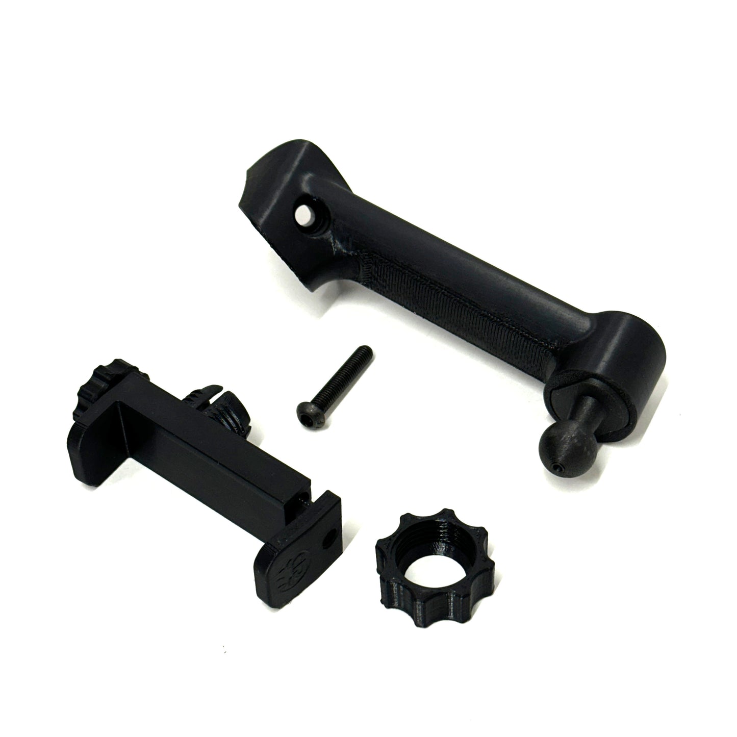 Custom 17mm phone mount for 2015-2020 F150 pillar grab handle Bolt-on 17mm ball