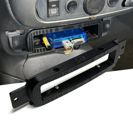 Wot box install bracket for 2000-2005 Neon SRT4 N2MB replaces factory CD changer