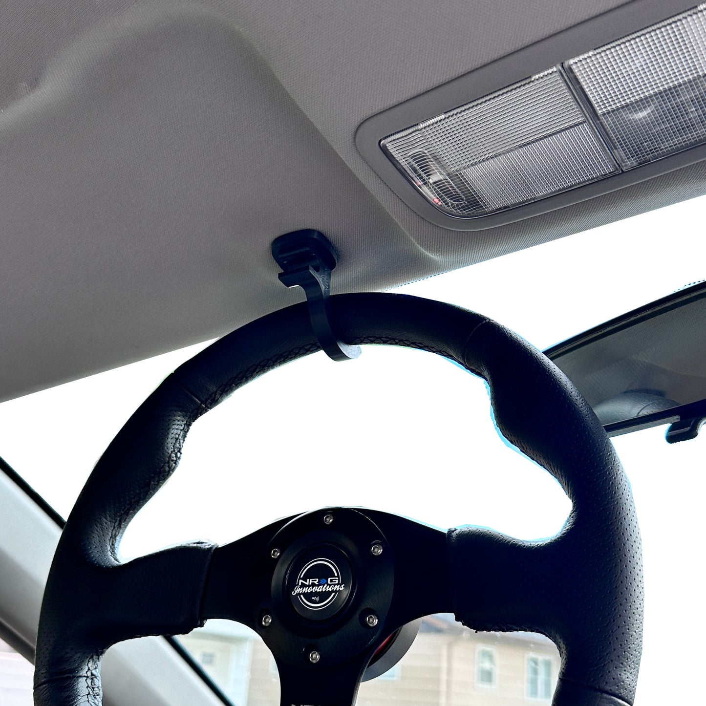 Custom steering wheel hook for Honda Civic 1996-2011 Sun visor clip