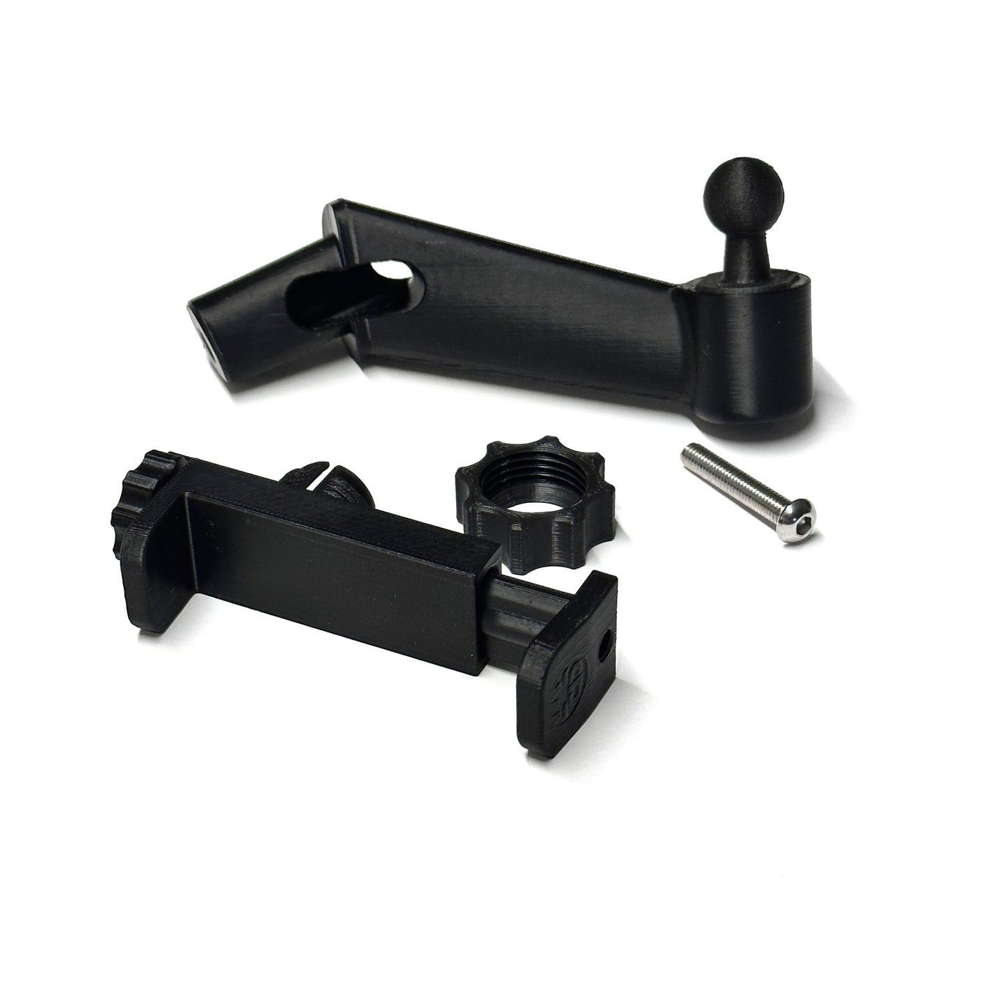 Custom phone mount for 2010-2018 Ram grab handle cap bolt on