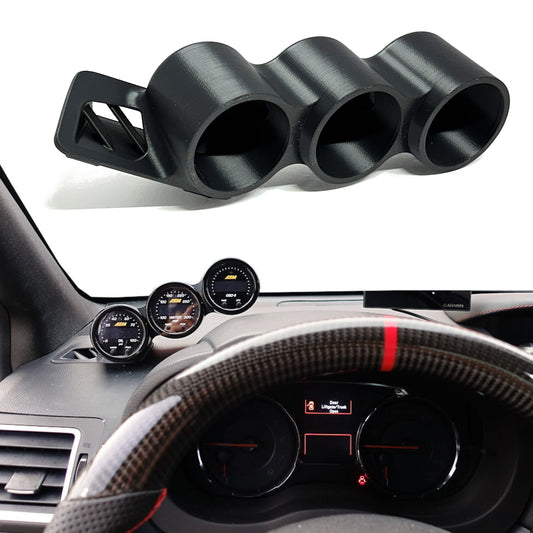 Triple gauge pod mount for 2015-2021 Impreza WRX Forester functional defrost